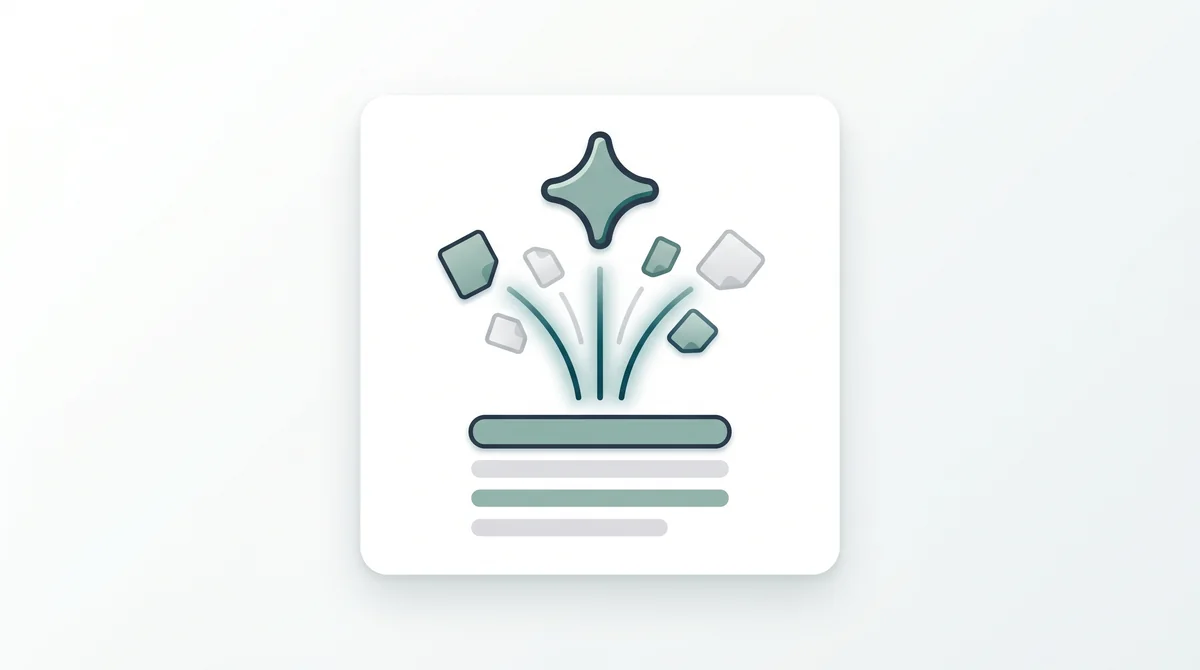 AI distilling scattered notes into a clean summary